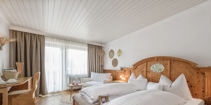 Luxusní rodinná dovolená v Alpách: 4* hotel s polopenzí plus, neomezený wellness, karta výhod