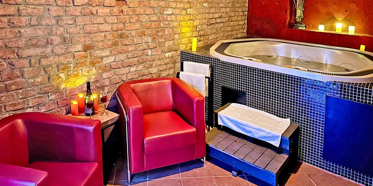 Pro maximální relaxaci: vstup do privátní sauny a vířivky na 30 i 60 minut