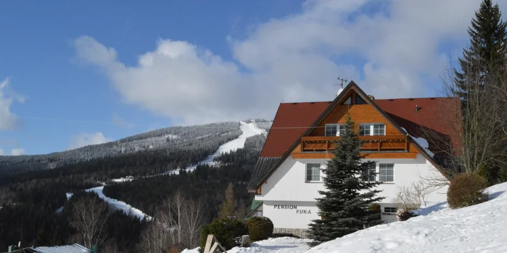 Penzion ve Špindlerově Mlýně se snídaní a výhledem na hory