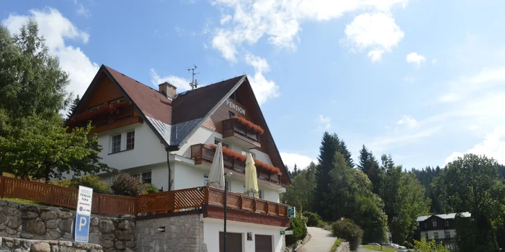 Penzion ve Špindlerově Mlýně se snídaní a výhledem na hory