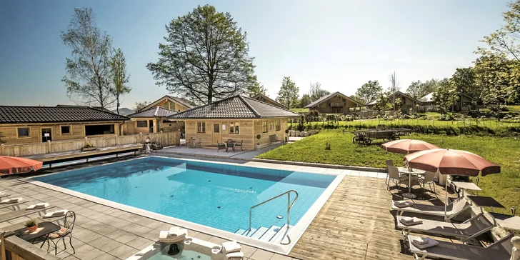 Německo pro dva i rodinu: chalet s privátním i veřejným wellness a snídaně