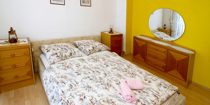 Apartmány v Podgoře až pro 6 osob: 300 m na pláž, letovisko se spoustou vyžití