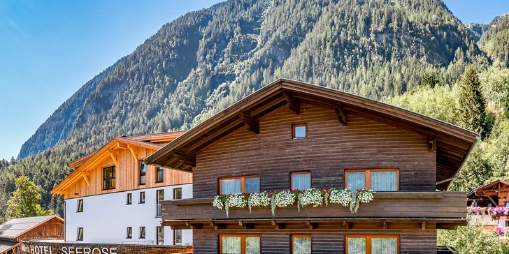 Tyrolský Ötztal: hotel s neomezeným wellness a polopenzí, koupání v jezeře i aquaparcích