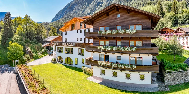 Tyrolský Ötztal: hotel s neomezeným wellness a polopenzí, koupání v jezeře i aquaparcích