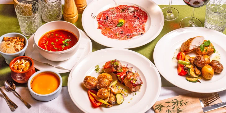 Voucher do restaurace zaměřené na středomořskou kuchyni: pizza, pasta, ryby i mořské plody