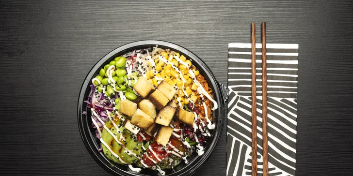 Otevřené vouchery do Sushi hub: 300 Kč až 1 000 Kč na sushi k odnosu s sebou