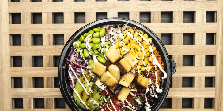 Otevřené vouchery do Sushi hub: 300 Kč až 1 000 Kč na sushi k odnosu s sebou
