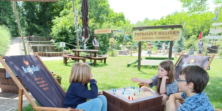 Dobrodružství v Pirátí zátoce: adventure minigolf s 27 jamkami pro děti i dospělé