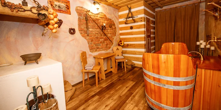 Pivní relax pro dva: společná pivní koupel s neomezeným Bernardem