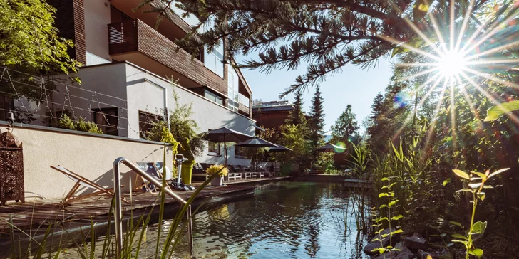 Rakouské Alpy s obřím wellness, bufetovými snídaněmi a turistickou kartou