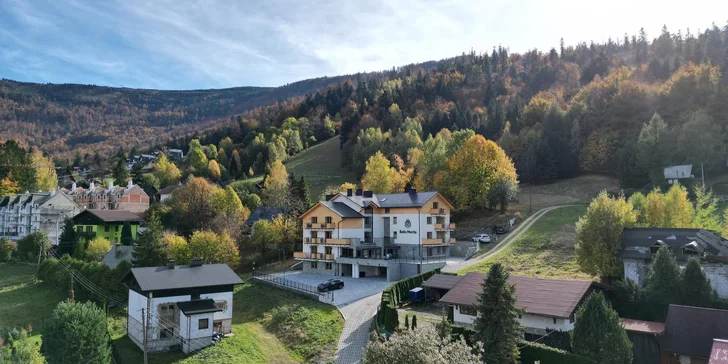 Polské Beskydy: moderní apartmány, snídaně a neomezený wellness