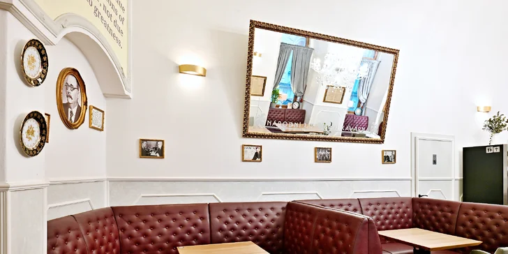 Otevřený voucher na snídani i klasické menu v Národní kavárně v centru města, 500-2000 Kč