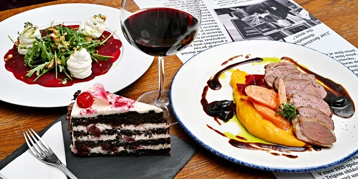 Otevřený voucher na snídani i klasické menu v Národní kavárně v centru města, 500-2000 Kč