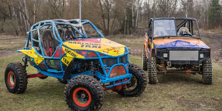 Zážitková spolujízda v offroad speciálu na terénní rallye trati v Přelouči