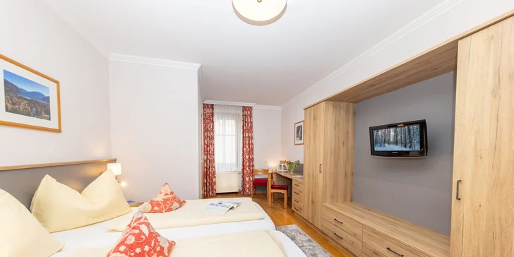 Hotel v centru Zell am See: snídaně i polopenze, neomezeně sauna, letní karta výhod
