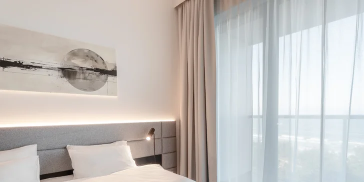 5* hotel přímo na pláži u Baltu: vnitřní i venkovní wellness, polopenze, animační program