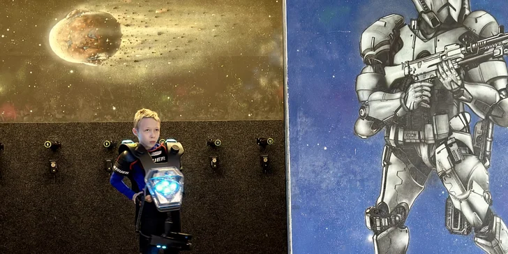 Akce a zábava: laser game pro 1–10 osob v moderní pražské aréně vč. možnosti mít arénu pro sebe