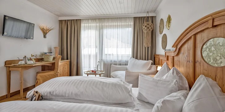 Luxusní rodinná dovolená v Alpách: 4* hotel s polopenzí plus, neomezený wellness, karta výhod