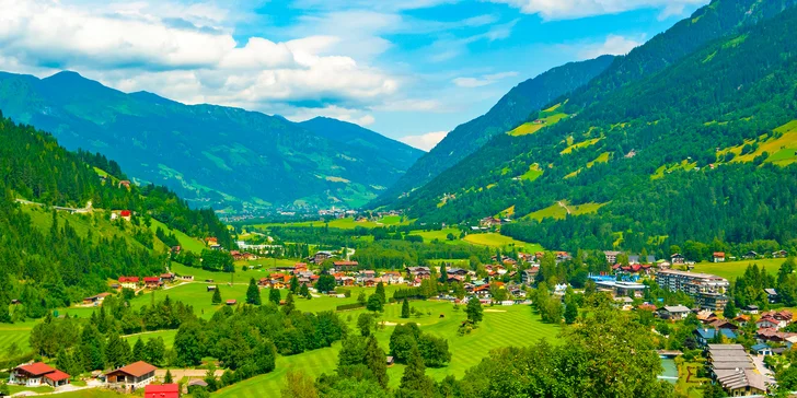 Pobyt v malebném údolí Gastein: polopenze, neomezený wellness, 2 minuty busem k nejbližší lanovce