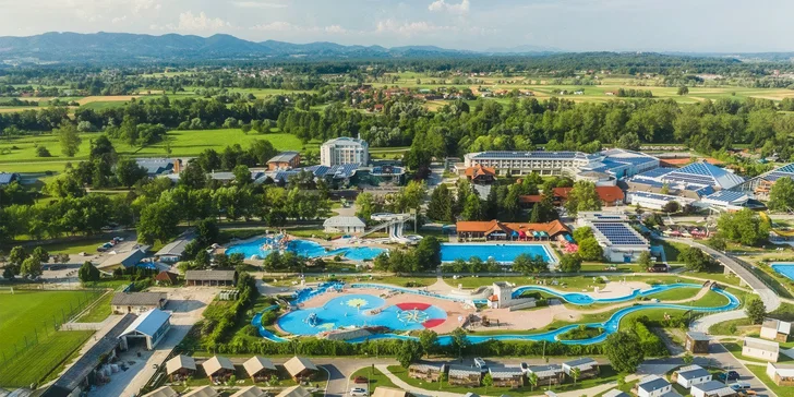 Koupání v aquaparku Terme Čatež i návštěva Záhřebu: 3* hotel s polopenzí i doprava