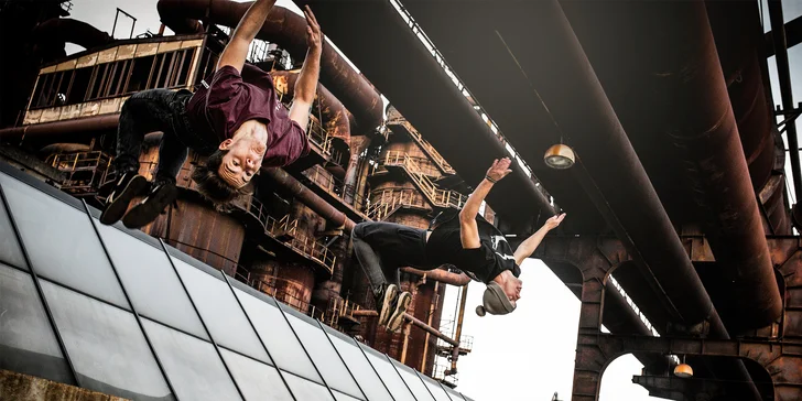 Individuální lekce parkouru: pro 1, 2 či 3 osoby (90 minut)