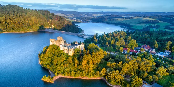 Pobyt v Polsku s výhledem na jezero: snídaně, wellness v apartmánu i bazén