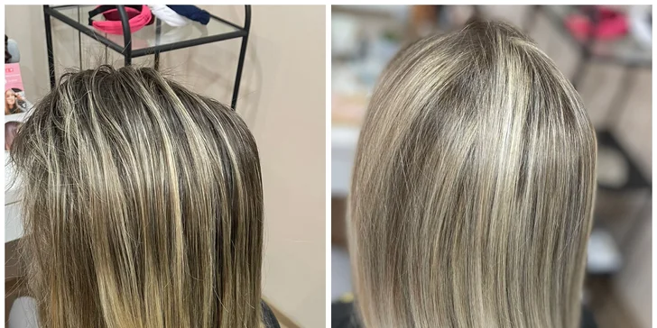 Hloubkové čištění vlasů a pokožky hlavy, masky, mytí, foukaná a styling