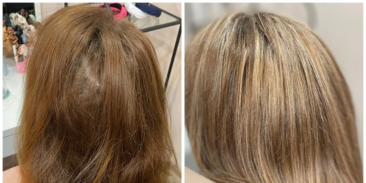 Hloubkové čištění vlasů a pokožky hlavy, masky, mytí, foukaná a styling