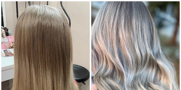 Hloubkové čištění vlasů a pokožky hlavy, masky, mytí, foukaná a styling