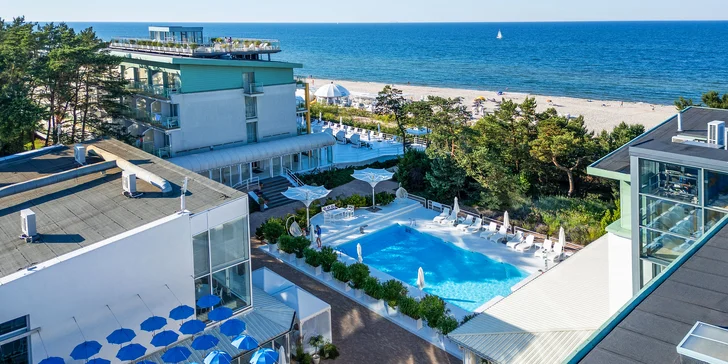 Dovolená u Baltu: 4* hotel na poloostrově Hel u pláže se stravou i wellness