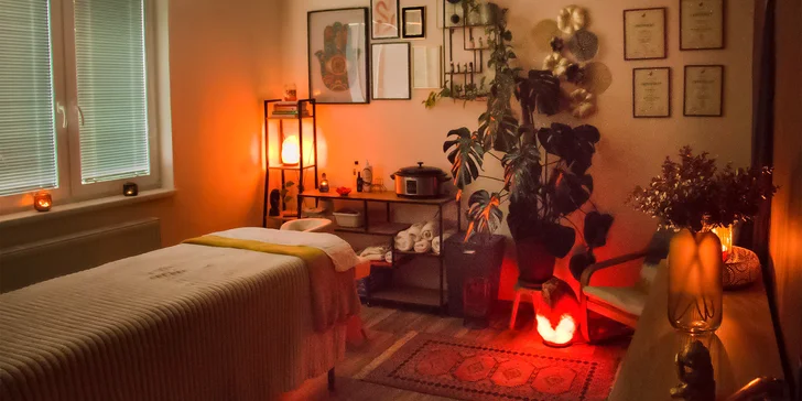 Sportovní masáž zad a šíje, relaxační velvet touch nebo ájurvédská masáž celého těla