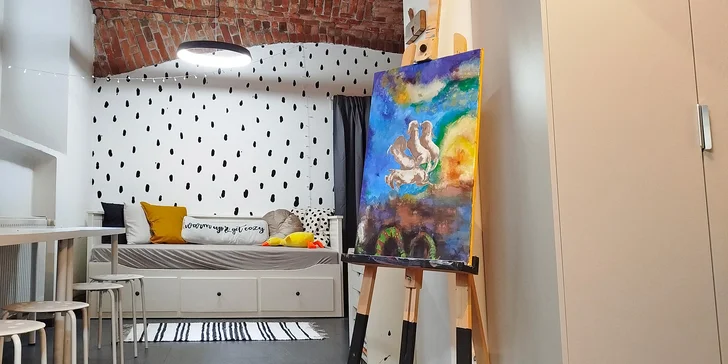 Výtvarné kurzy pro děti od 6 do 14 let: úvodní lekce na zkoušku, ateliér v Karlíně