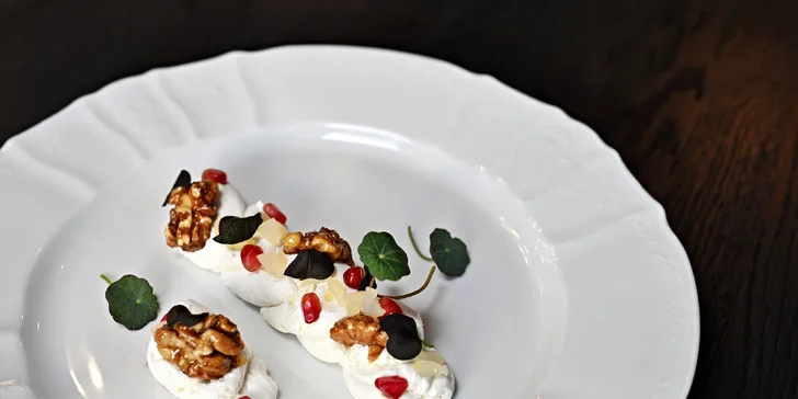 Degustační menu v restauraci Talíř: 3chodové, 4chodové pro vegetariány i neomezené nápoje