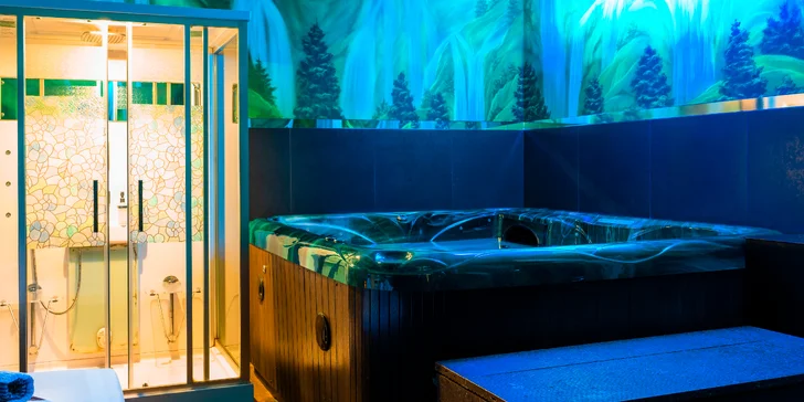 Relaxujte ve dvou v oáze klidu a soukromí: až 5 hodin wellness pohody i občerstvení