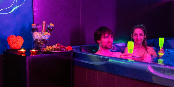 Relaxujte ve dvou v oáze klidu a soukromí: až 5 hodin wellness pohody i občerstvení