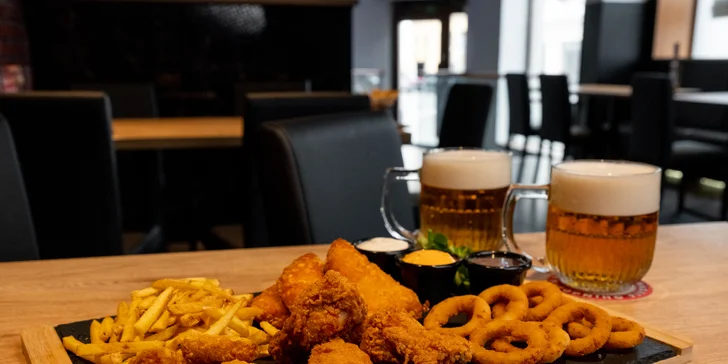 Smažené prkénko v novém podniku na Stodolní: křídla, řízky, nachos i pivo