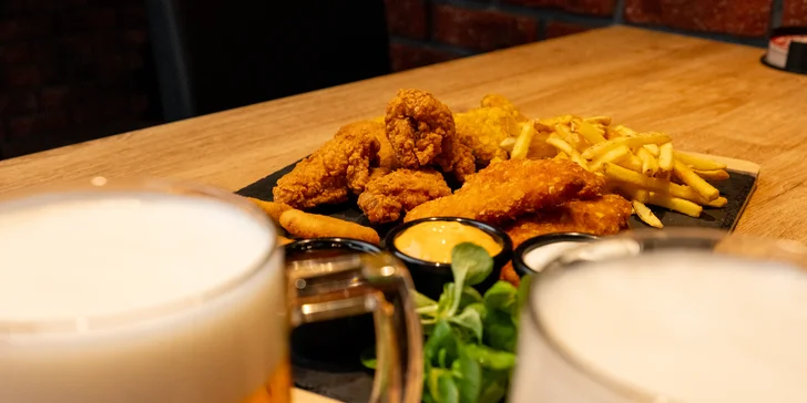 Smažené prkénko v novém podniku na Stodolní: křídla, řízky, nachos i pivo
