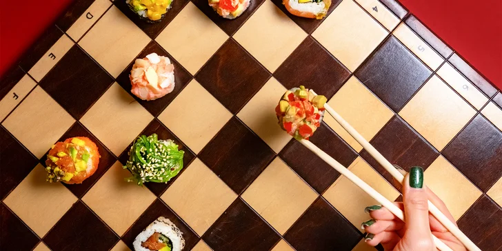 Originální a kreativní sushi sety s sebou: 36 nebo 40 kusů, možnost rozvozu