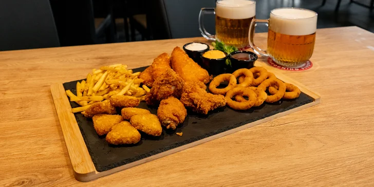 Smažené prkénko v novém podniku na Stodolní: křídla, řízky, nachos i pivo