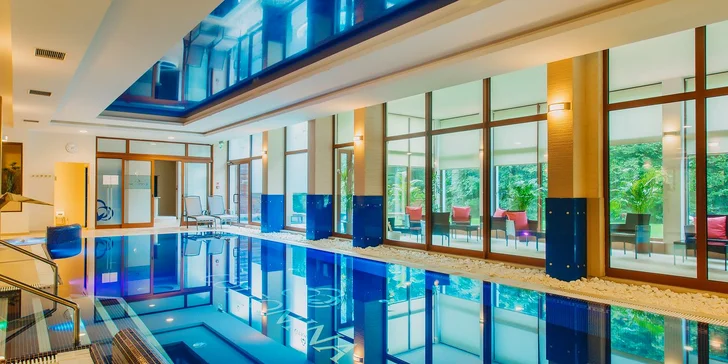 Luxusní hotel v lázeňském městě v polských Jizerkách: neomezený wellness, jídlo, dětské herny