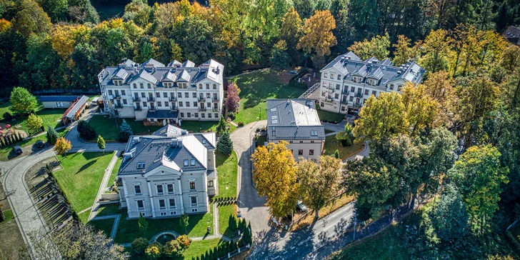 Luxusní hotel v lázeňském městě v polských Jizerkách: neomezený wellness, jídlo, dětské herny