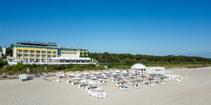 Dovolená u Baltu: 4* hotel na poloostrově Hel u pláže se stravou i wellness