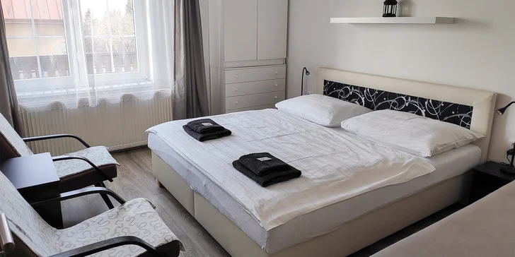 Vysoké nad Jizerou: apartmány až pro 5 lidí na rozhraní Krkonoš a Jizerek, v létě bazén