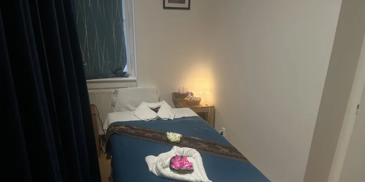 Thajská masáž olejová i aromaterapeutická: záda, ramena či celé tělo, 60–90 min.