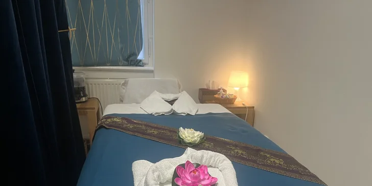 Thajská masáž olejová i aromaterapeutická: záda, ramena či celé tělo, 60–90 min.