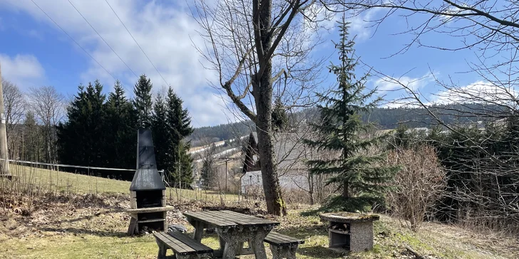 Zrekonstruované chaty v Čenkovicích: až pro 6 osob, vč. kuchyně a koupelny, 9 km od Jablonného nad Orlicí