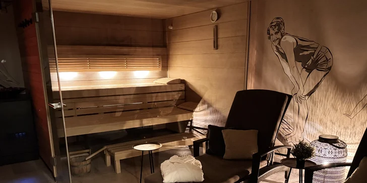 5* luxus pro 2 osoby: privátní spa se saunou a vířivkou i skvělé jídlo