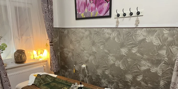 Thajská masáž podle výběru: 30, 60 či 90 min., klasická, olejová i bylinná ad.