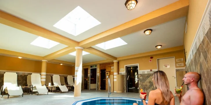 Pobyt u lázní Ellipsum: příjemný hotel s polopenzí, wellness i slevou na masáž