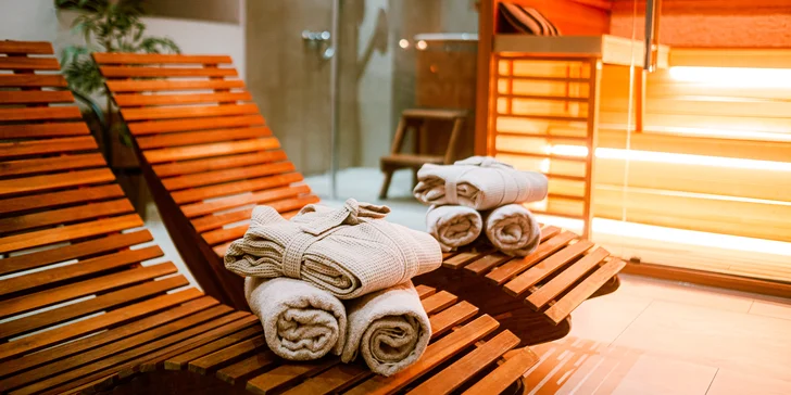 Privátní wellness balíčky: 75 nebo 150 min. vířivky a sauny pro 2 osoby